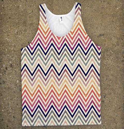 Chevron Vintage Tank Top