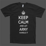 Keep Calm and let Arny Handle it Personalized Name T-Shirt