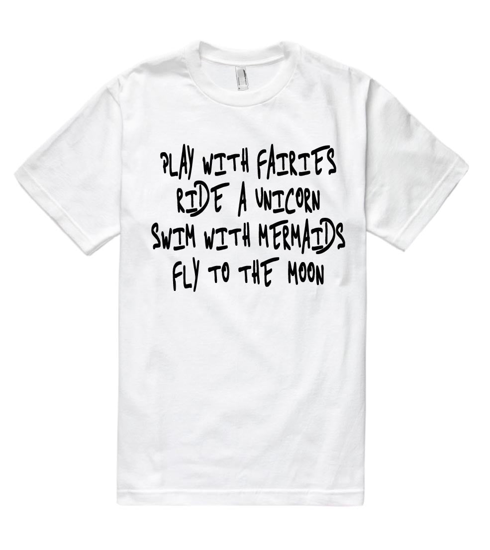 play with fairies tshirt