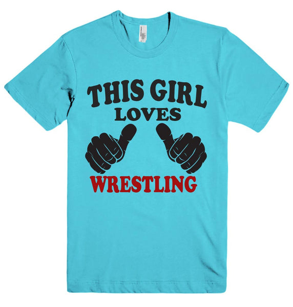 THIS GIRL LOVES WRESTLING T-SHIRT