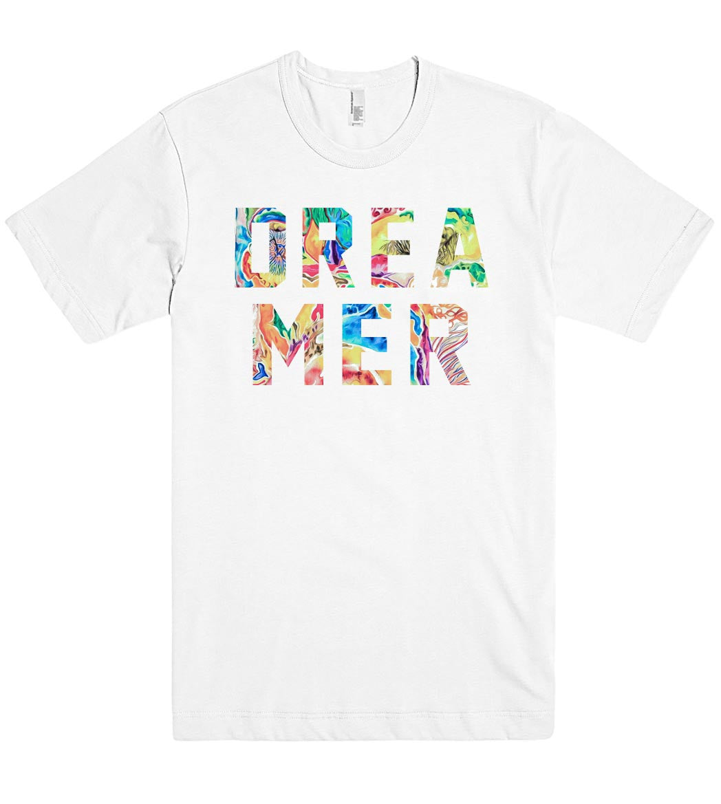 dreamer psychedelic patterns t-shirt