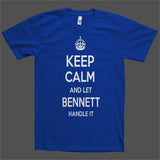 Keep Calm and let Bennett Handle it Personalized Name T-Shirt