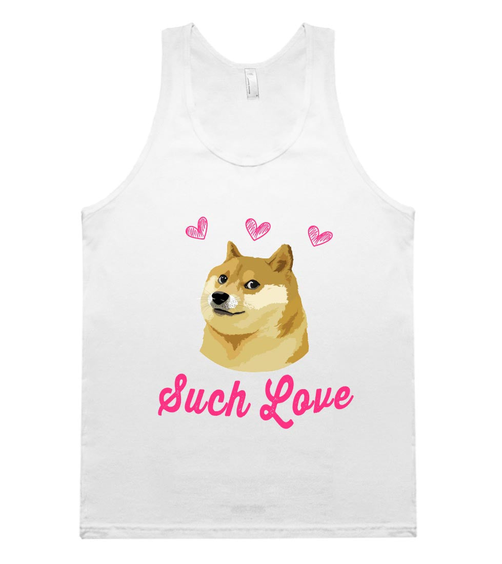 such love doge tank top