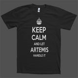 Keep Calm and let Artemis Handle it Personalized Name T-Shirt