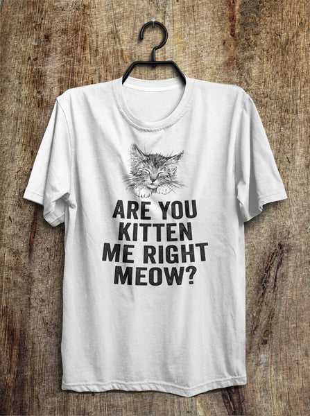 are you kitten  me right meow? t shirt