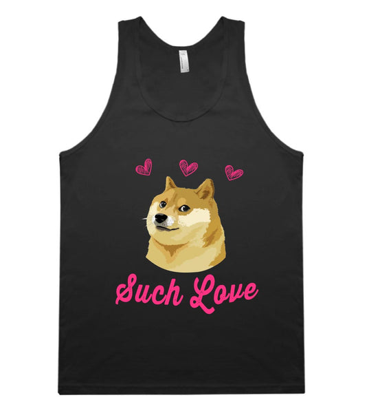 such love doge tank top