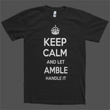 Keep Calm and let Amble Handle it Personalized Name T-Shirt