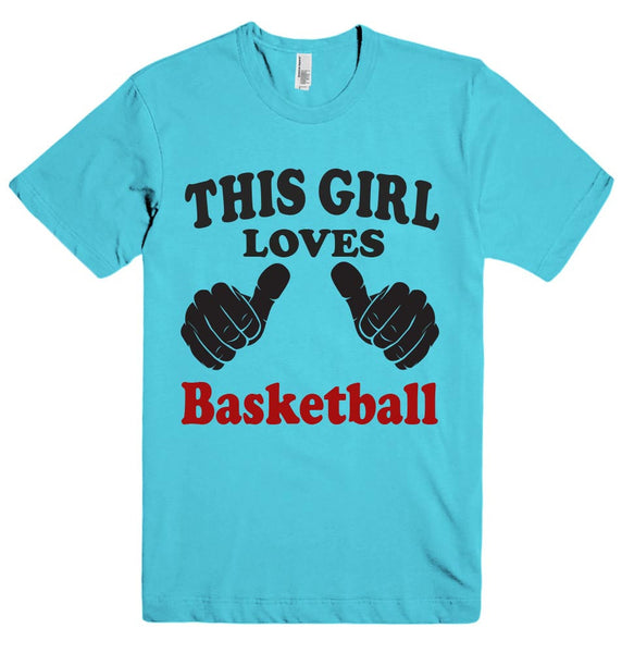 THIS GIRL LOVES BASKETBALL T-SHIRT