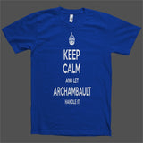 Keep Calm and let Archambault Handle it Personalized Name T-Shirt