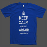 Keep Calm and let Artair Handle it Personalized Name T-Shirt