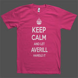 Keep Calm and let Averill Handle it Personalized Name T-Shirt