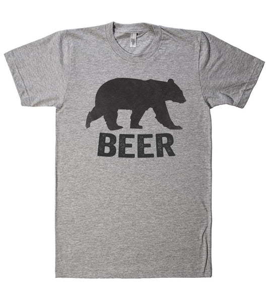 "beer, bear t shirt"