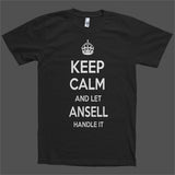 Keep Calm and let Ansell Handle it Personalized Name T-Shirt