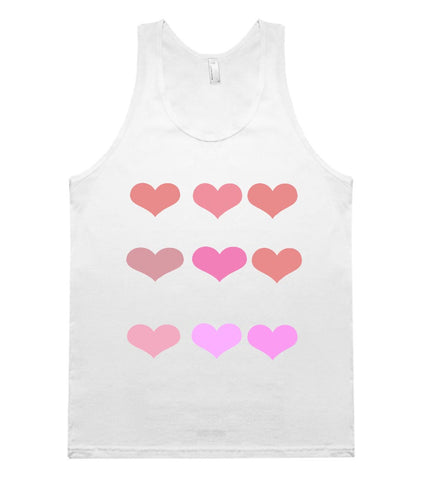 love hearts tank top