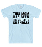 THIS MOM HAS BEEN PROMOTED TO GRANDMA T SHIRT