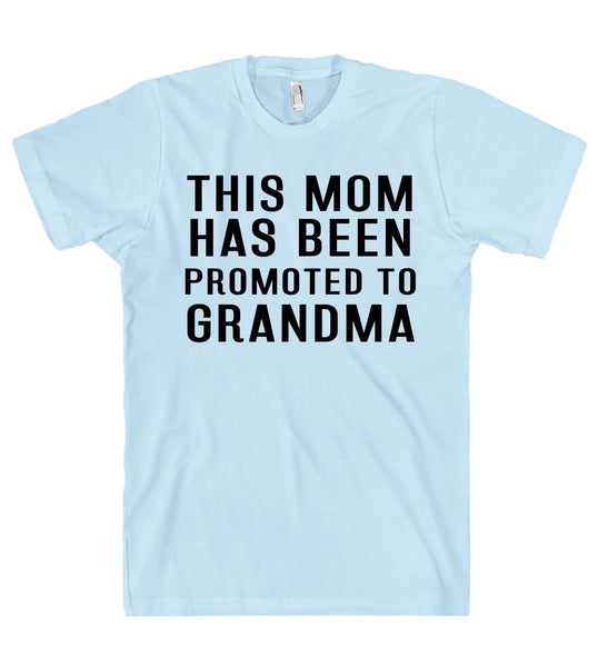 THIS MOM HAS BEEN PROMOTED TO GRANDMA T SHIRT