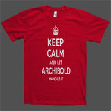 Keep Calm and let Archibold Handle it Personalized Name T-Shirt