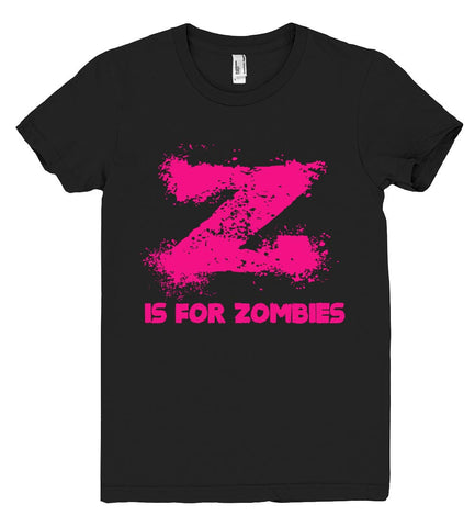 z is for zombies tshirt