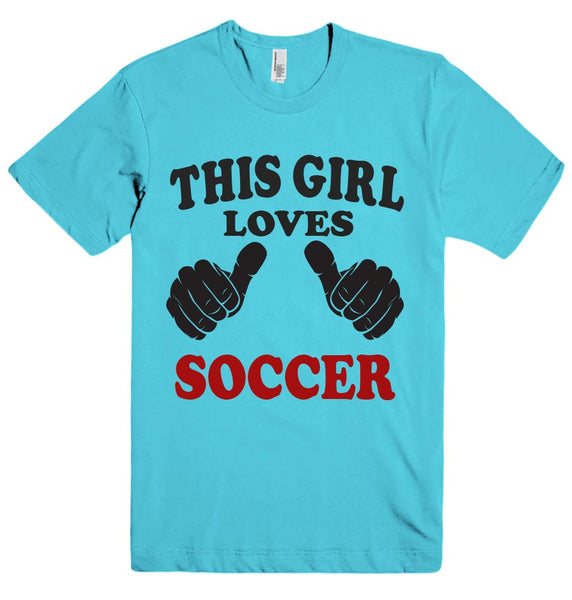 THIS GIRL LOVES SOCCER T-SHIRT