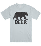 "beer, bear t shirt"