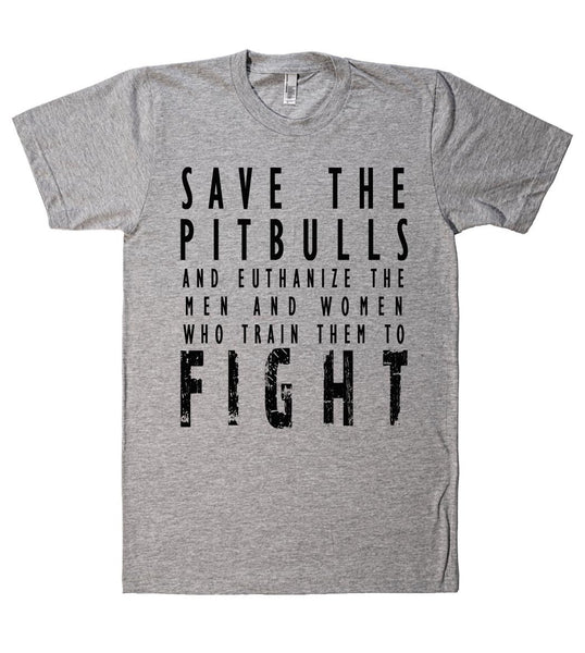 save the pitbulls tshirt