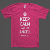 Keep Calm and let Ancell Handle it Personalized Name T-Shirt