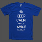 Keep Calm and let Amble Handle it Personalized Name T-Shirt