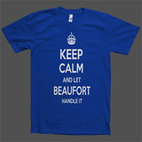 Keep Calm and let Beaufort Handle it Personalized Name T-Shirt