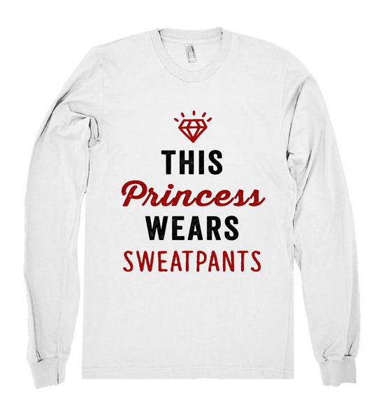 m this Princess wears sweatpants shirt