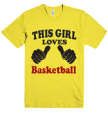 THIS GIRL LOVES BASKETBALL T-SHIRT