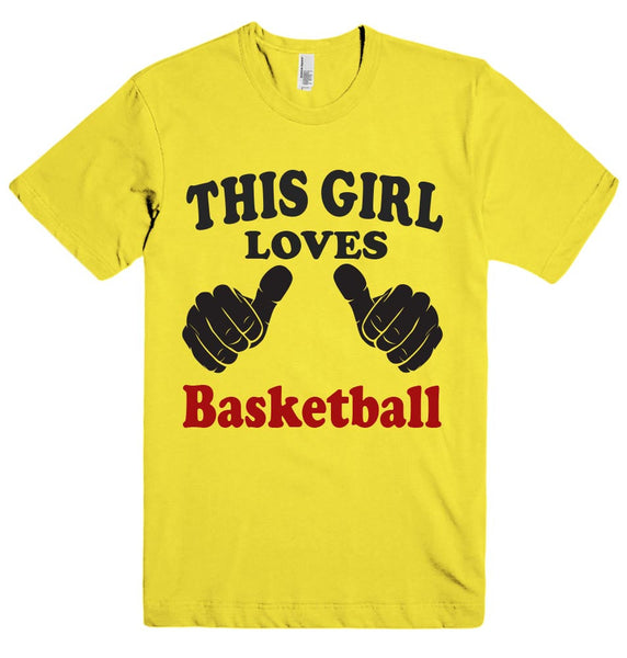 THIS GIRL LOVES BASKETBALL T-SHIRT