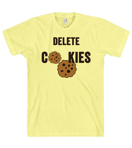 delete cookies t shirt