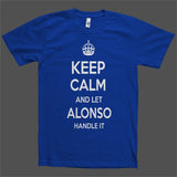 Keep Calm and let Alonso Handle it Personalized Name T-Shirt