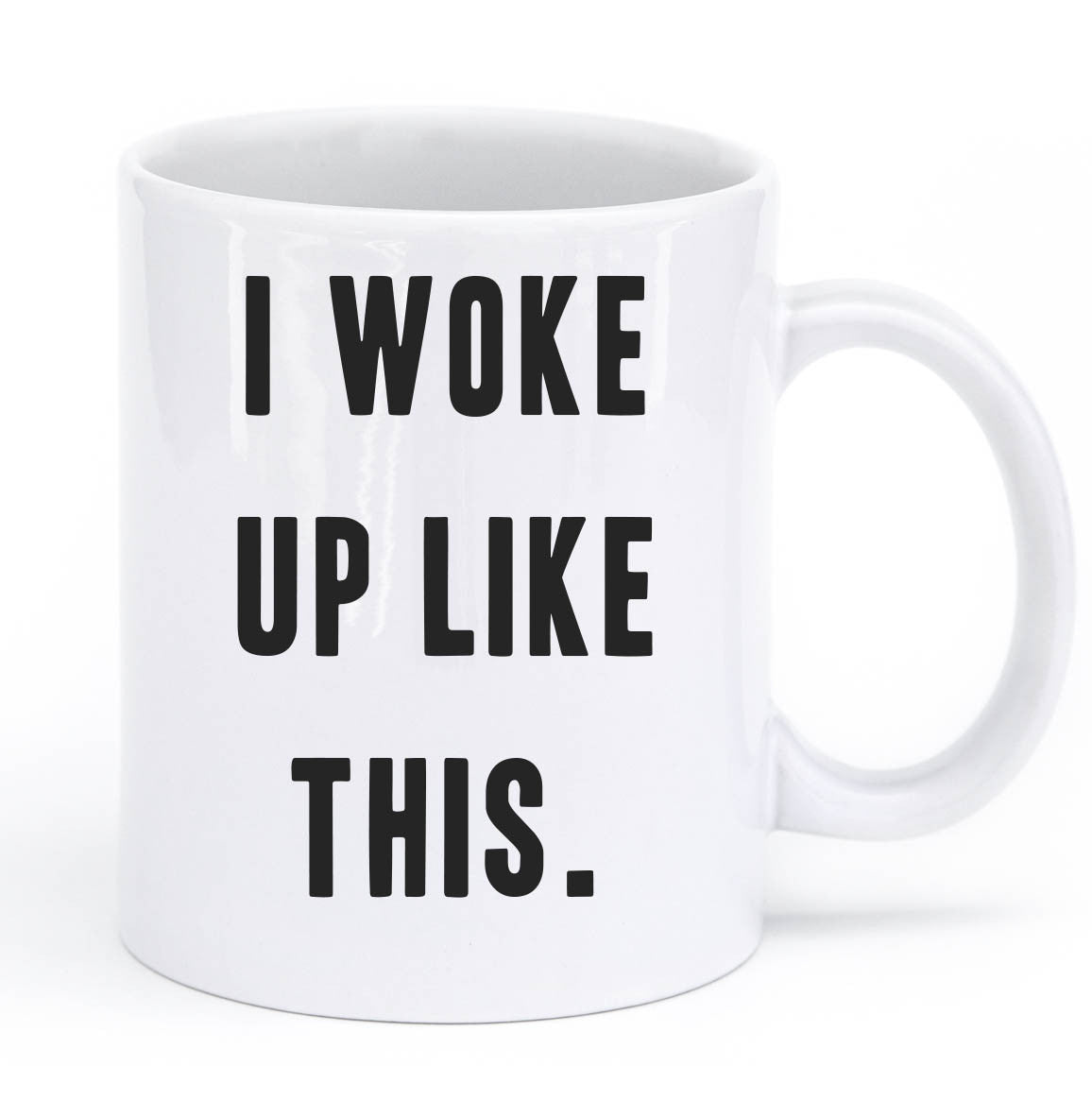 i woke up like this mug