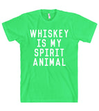 whiskey is my spirit animal t shirt