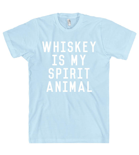 whiskey is my spirit animal t shirt