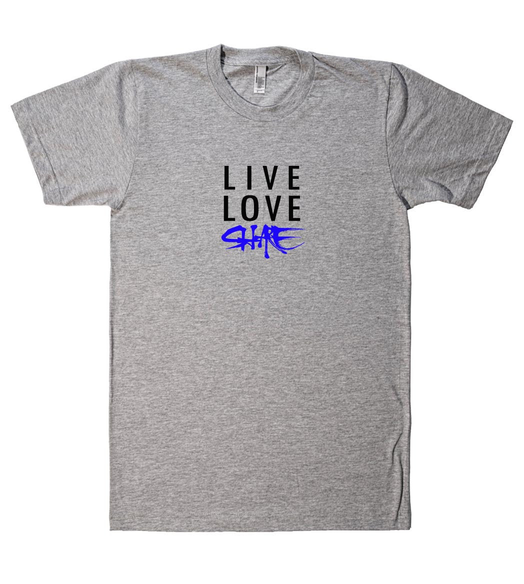 live love share t-shirt