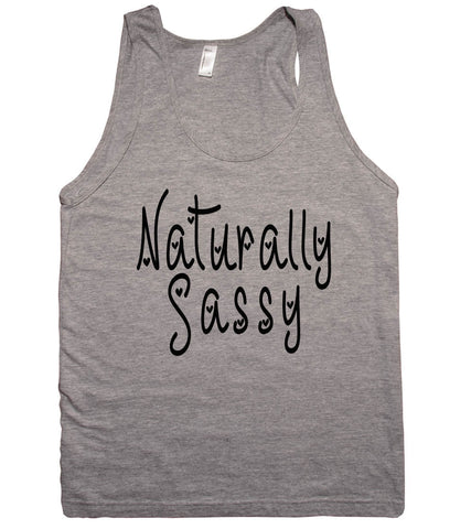 naturally sassy tank top shirt