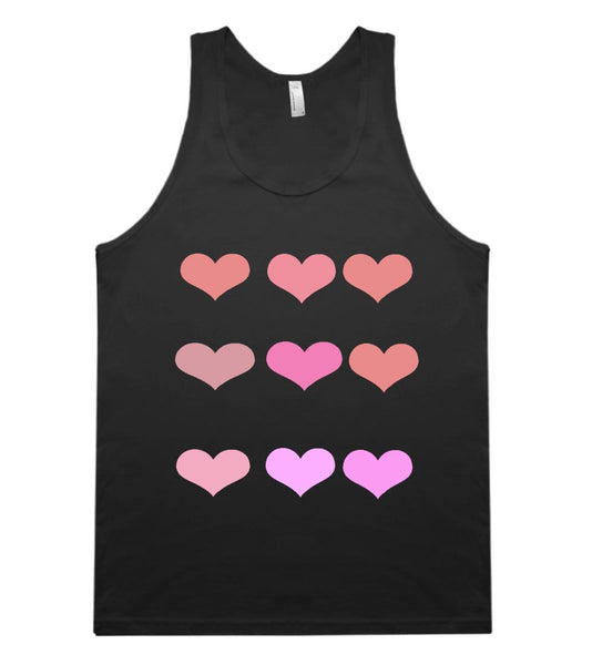 love hearts tank top