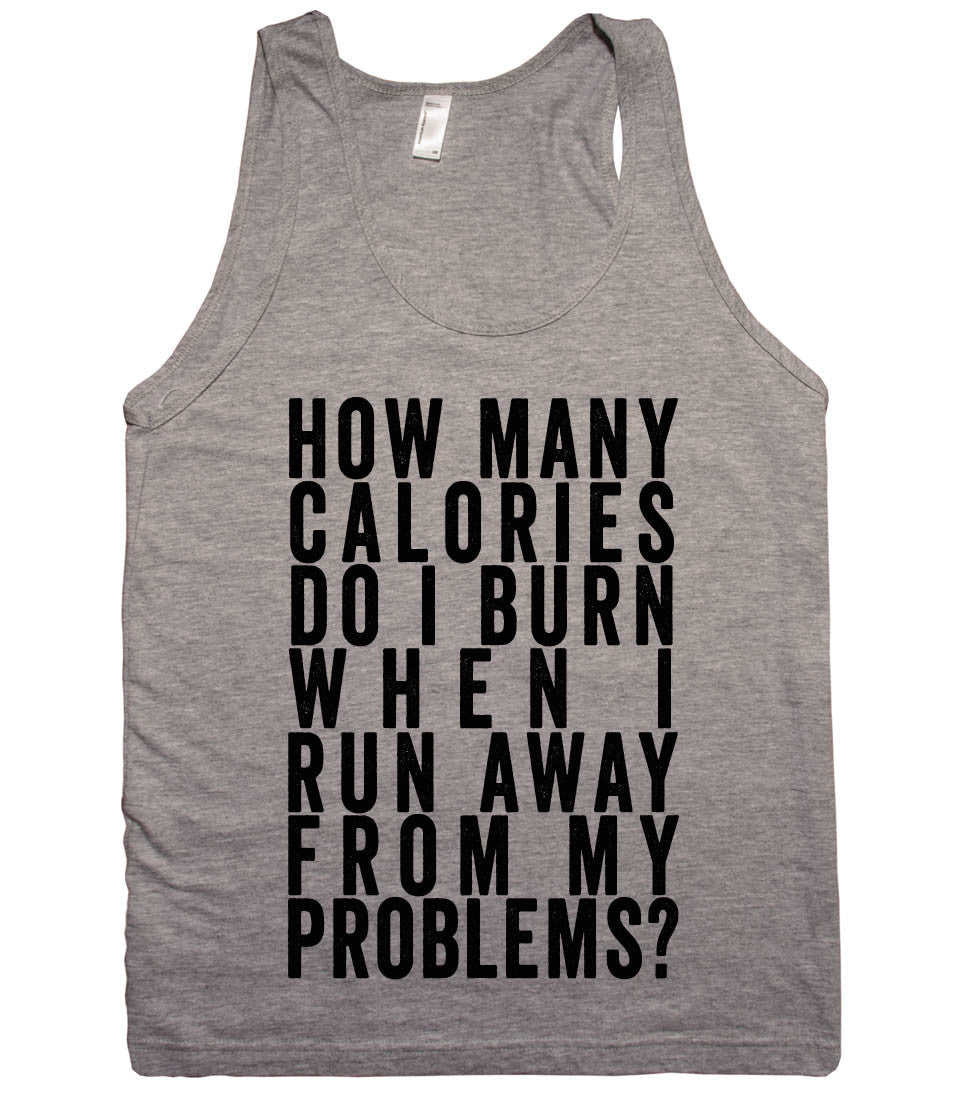 how many calories do i burn tank top shirt