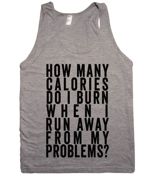 how many calories do i burn tank top shirt