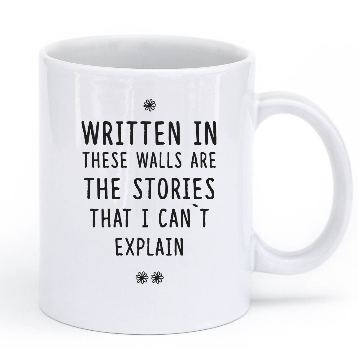 written in these walls are the stories mug