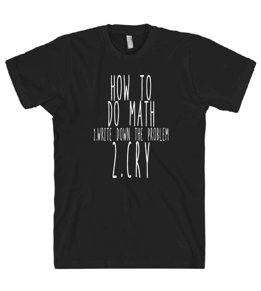 how to do math tshirt