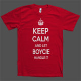 Keep Calm and let Boycie Handle it Personalized Name T-Shirt