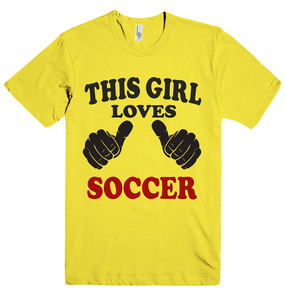 THIS GIRL LOVES SOCCER T-SHIRT