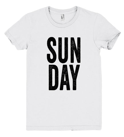 sun day tshirt