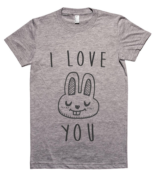 i love you bunny t shirt