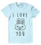 i love you bunny t shirt