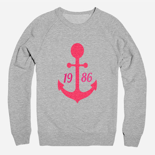 Pink anchor 1986 Fleece Unisex