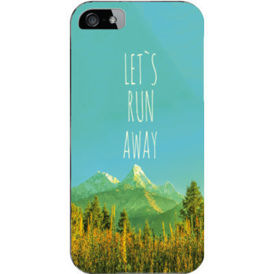 let`s run away iphone 5 cover